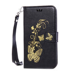 Gilding Butterfly Leather Phone Case Soft Elegant Ultrathin Case Drop-proof Phone Case Shell for iPhone 6s